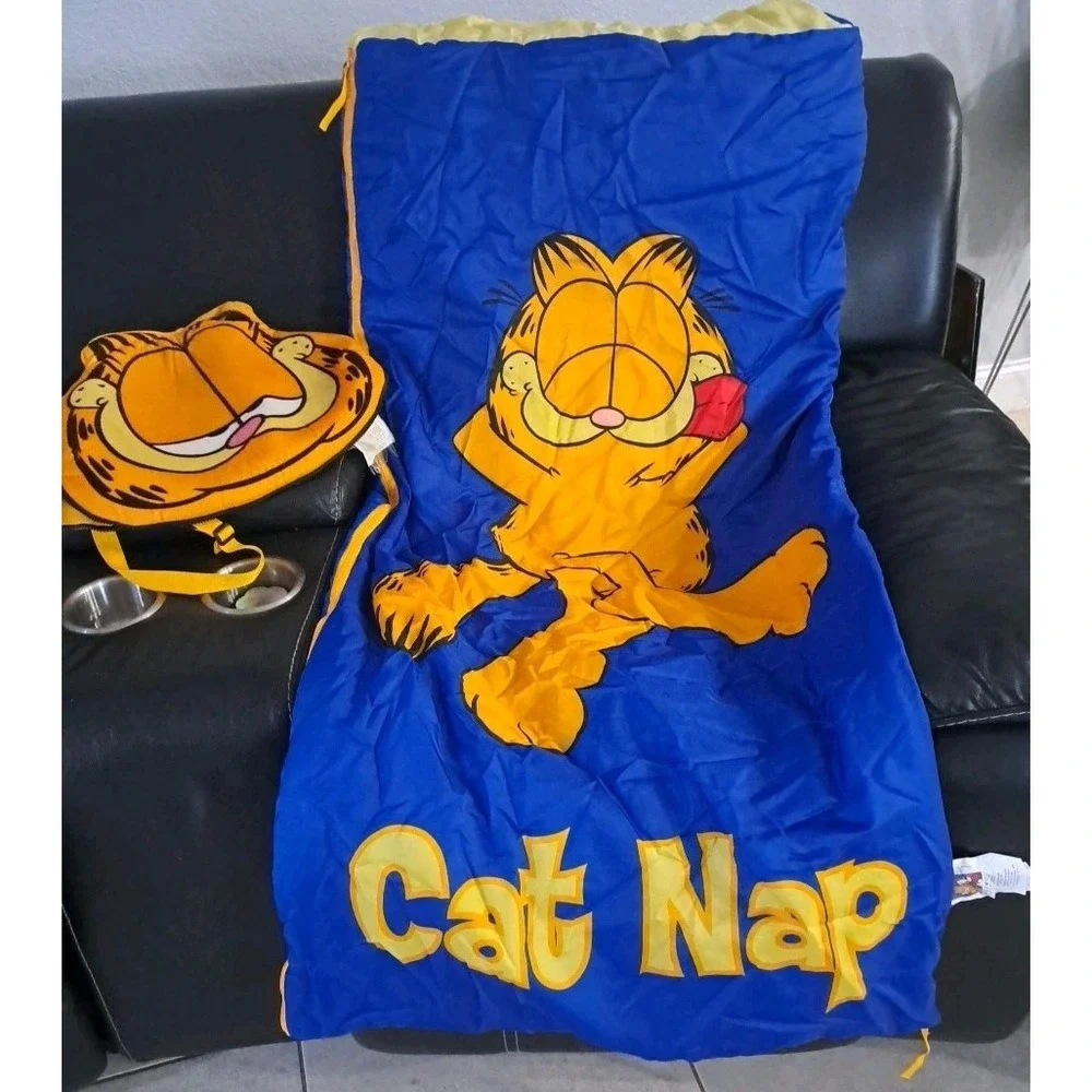 VTG Garfield Slumber Sack Sleeping Bag with Backpack carrying case ‎ 27